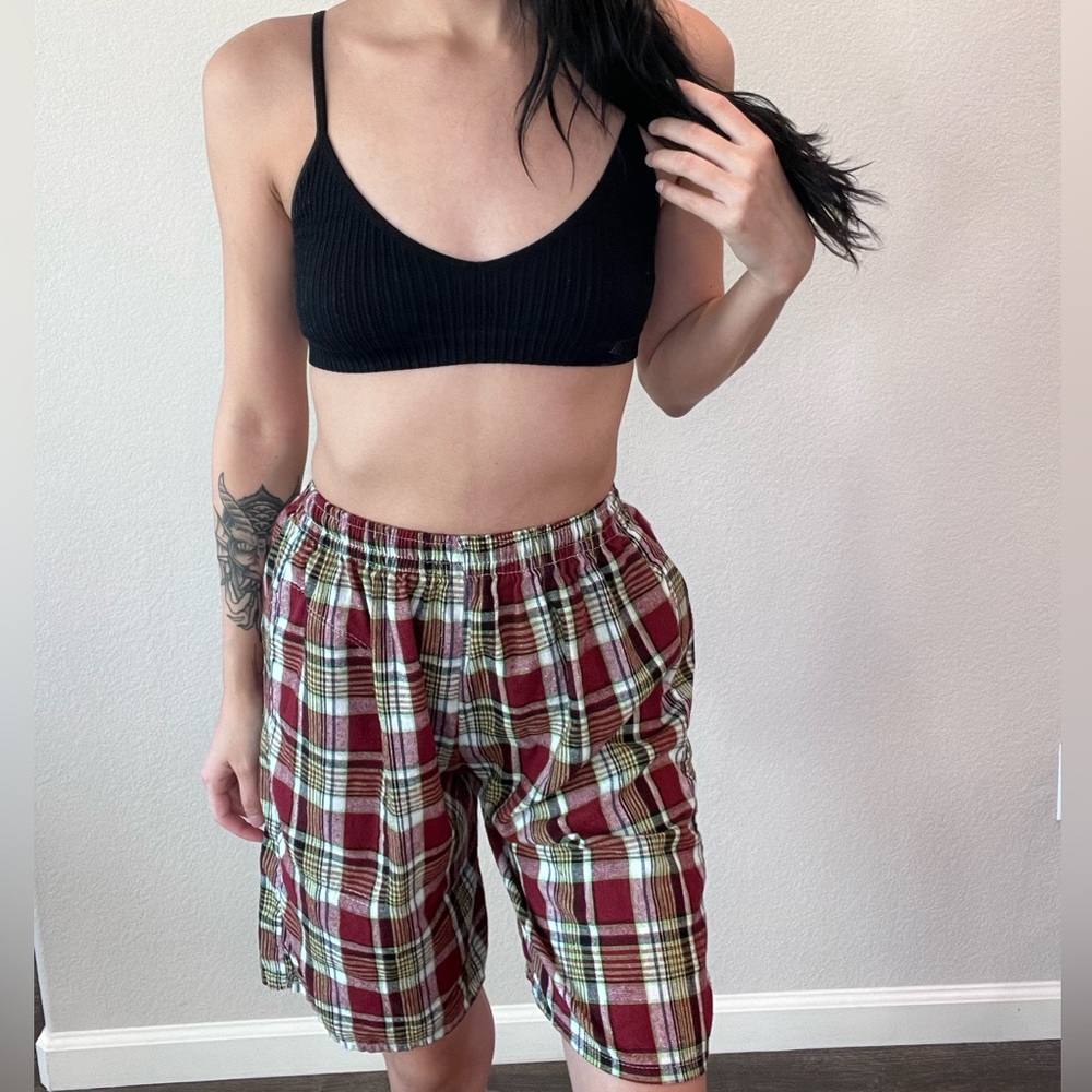 Plaid shorts